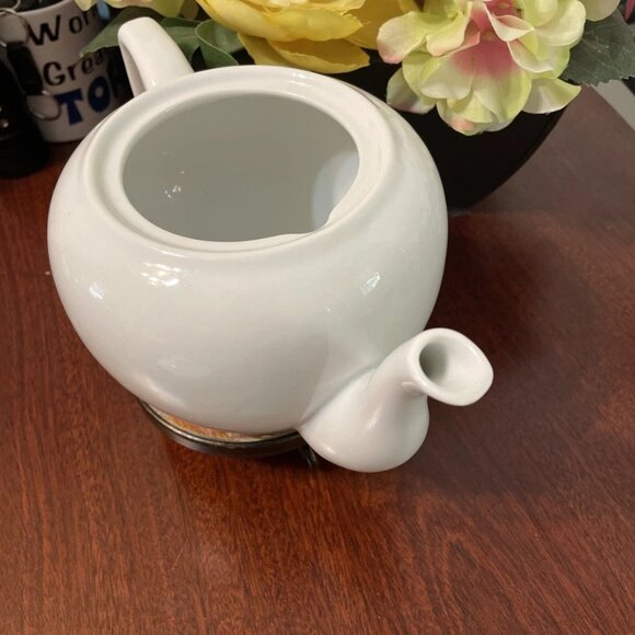 BIA Cordon Bleu White Porcelain Teapot (NO INFUSER) - Picture 3 of 8